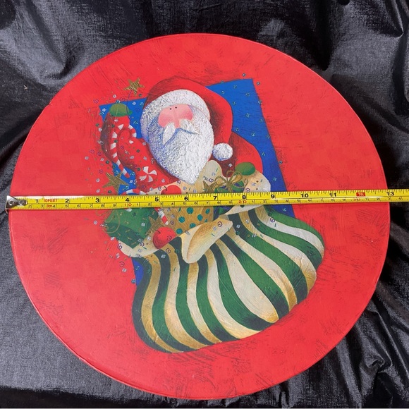 Christmas Santa Stackable Nesting Boxes Set
Of 3 Holiday Gift Hat Box - Picture 4 of 7